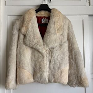 Vintage Rabbit Fur Coat